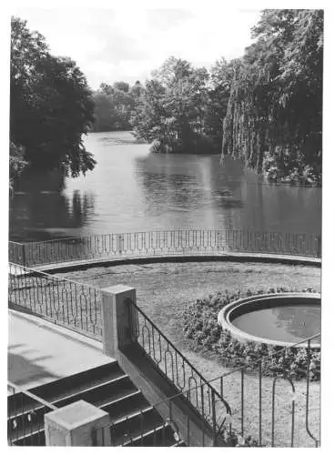 AK, Putbus Rügen, Neue Terrasse im Park, 1968