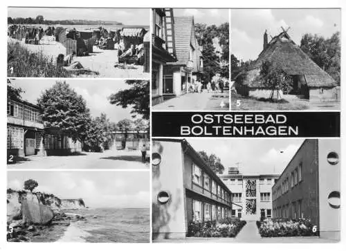 AK, Ostseebad Boltenhagen, sechs Abb., 1973