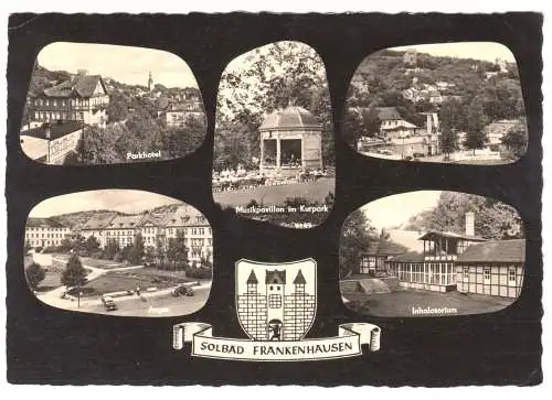 AK, Bad Frankenhausen Kyffh., fünf Abb., gestaltet, 1961