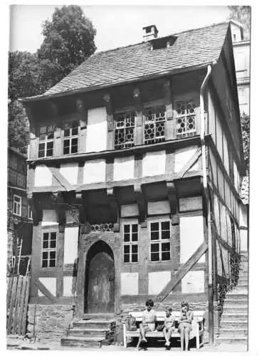 AK, Stolberg Harz, Ältestes Haus der Stadt, Heimatmuseum, 1975