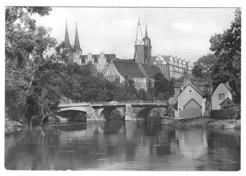 AK, Merseburg, An der Neumarktbrücke, 1977