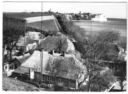 AK, Vitt Rügen, Totale mit Blick auf Kap Arkona, 1970