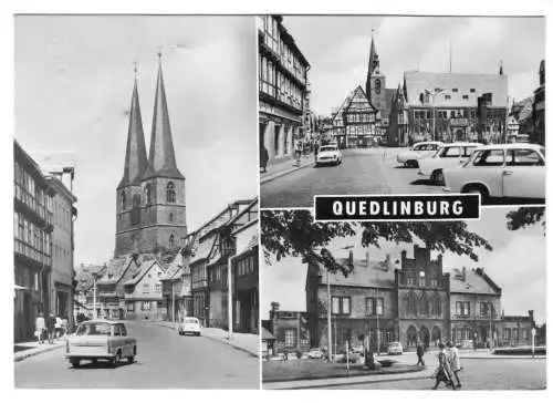 AK, Quedlinburg, drei Abb., 1970