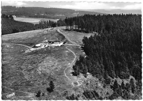 AK, St. Andreasberg Oberharz, Berggasthaus Matthias-Baude, Luftbildansicht, 1956