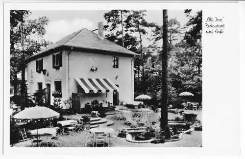 Ansichtskarte, Berlin Zehlendorf, Restaurant und Café "Old Inn", um 1958