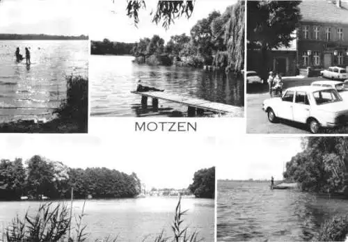 Ansichtskarte, Motzen Kr. Königs Wusterhausen, fünf Abb., 1982