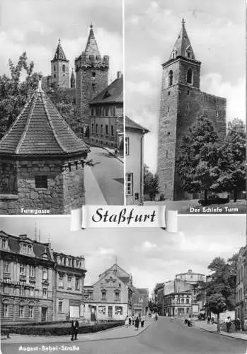 AK, Staßfurt, drei Abb., 1961