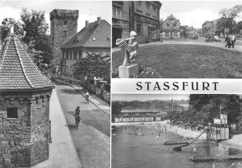 AK, Staßfurt, drei Abb., 1973