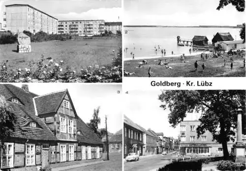 AK, Goldberg Kr. Lübz, vier Abb., 1981