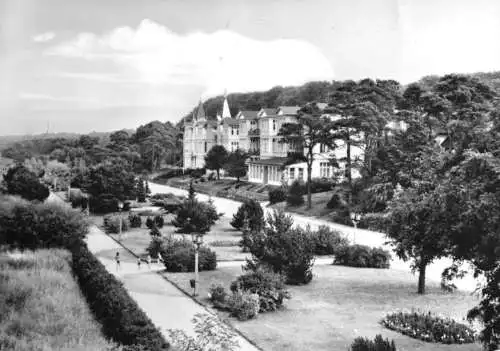 AK, Ostseebad Zinnowitz auf Usedom, Strandpromenade, 1967