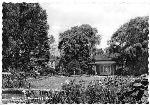 AK, Neukirch Lausitz, Partie im Park, 1963