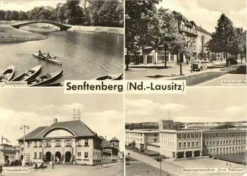 AK, Senftenberg N.-L., vier Abb., 1968