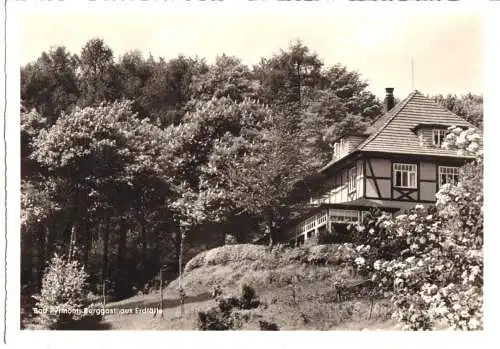 AK, Bad Pyrmont, Berggasthaus Erdfälle, um 1958