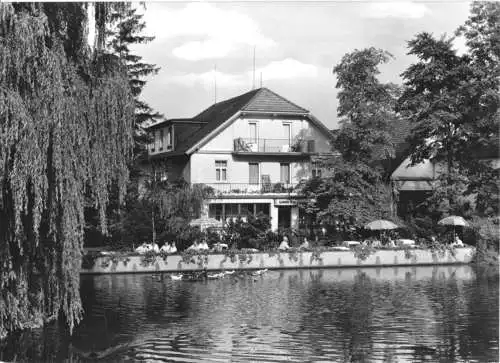 AK, Bad Pyrmont, Gasthaus und Pension "Hamborner Mühle", um 1968