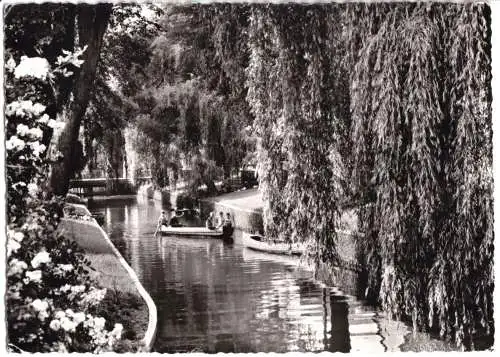 AK, Rotenburg Wümme, Am Streek, belebt, 1962