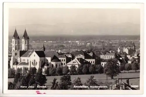 AK, Amstetten Niederdonau, Teilansicht 1, 1940