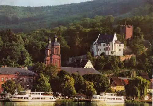 AK, Miltenberg am Main, Teilansicht, um 1990