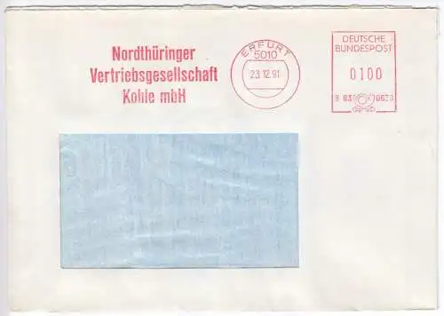 AFS, Nordthüringer Vertriebsgesellschaft Kohle mbH, o Erfurt, 5010, 23.12.91