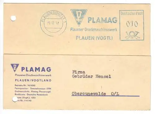drei AFS, PLAMAG Plauen (Vogtl), o Plauen, 1957, 1964, 1972