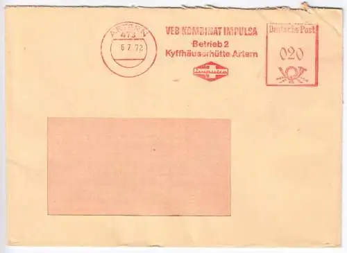 AFS, VEB Kyffhäuserhütte Artern, drei Varianten, o Artern, 437, 1967, 1972, 1972