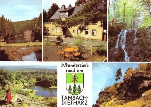 AK, Tambach-Dietharz, Wanderziele rund  um, fünf Abb., 1981