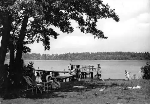 AK, Köthen Kr. Königs Wusterhausen, Jugendherberge "Köthener See", Badestelle