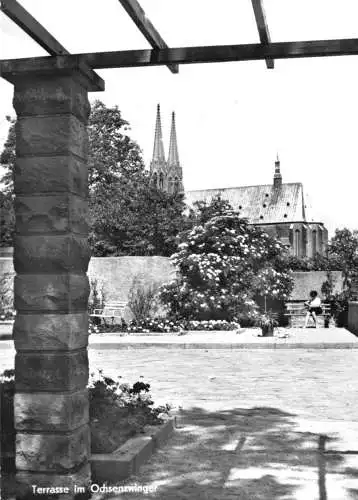 AK, Görlitz, Terrasse im Ochsenzwinger, 1971