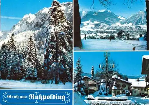 AK, Ruhpolding, drei Winteransichten, 1999