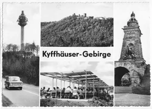 AK, Kyffhäuser - Gebirge, vier Abb., 1974