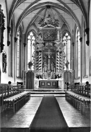 AK, Blankenburg Harz, Bartholomäikirche, innen, 1977