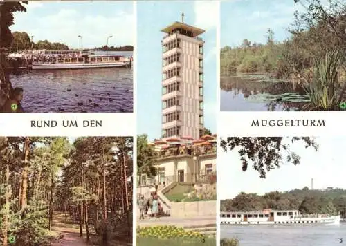 AK, Berlin Köpenick, Rund um den Müggelturm, fünf Abb., 1971