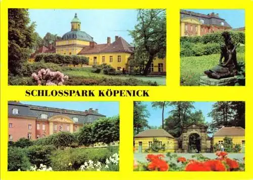 AK, Berlin Köpenick, vier Abb., Schloßpark Köpenick, 1980