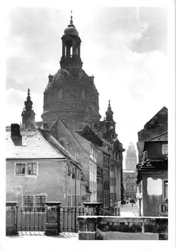 AK, Dresden, Blick z.Frauenkirche v.d. Zerstörung, 1978
