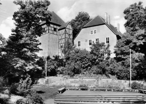 AK, Bad Düben, Burg - Freilichtbühne, 1974