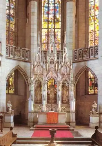 AK, Lutherstadt Wittenberg, Altar der Schloßkirche, 1986