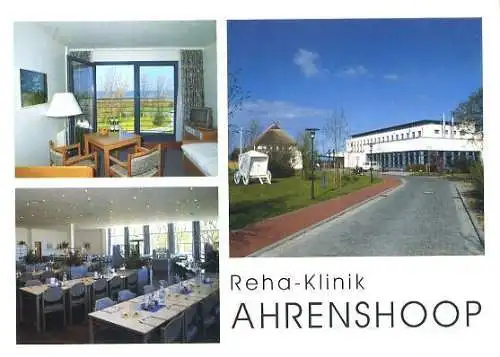 Ansichtskarte, Ostseebad Ahrenhoop, Reha-Klinik, 1996