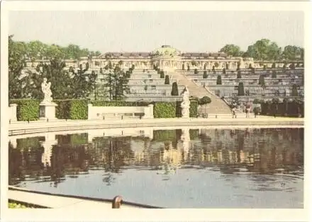 Ansichtskarte, Potsdam Sanssouci, Reichenbach, früher Farbdruck