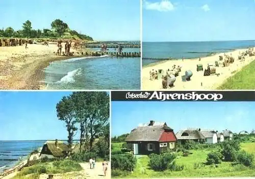 Ansichtskarte, Ahrenshoop, 4 Abb., 1971