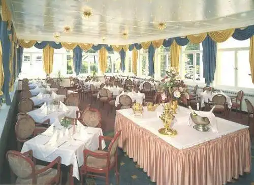 Ansichtskarte, Seebad Ahlbeck, Strandhotel, Bankettraum, ca.  1999