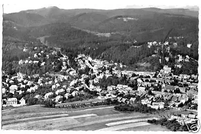 Ansichtskarte, Bad Sachsa Südharz, Luftbildansicht, 1957