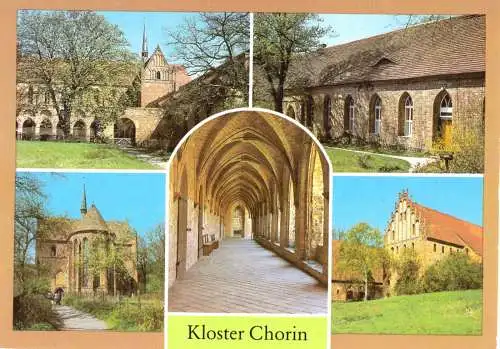 AK, Chorin Kr. Eberswalde, Kloster, fünf Abb., 1986