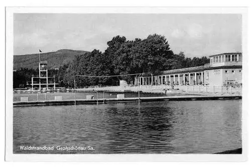 AK, Großschönau, Waldstrandbad, 1953