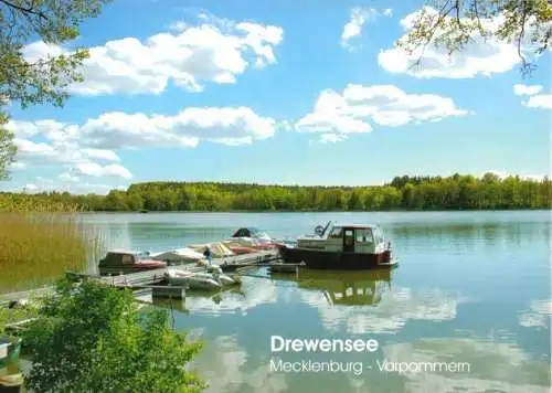 AK, Groß Quassow, Campingpark Havelberge, Partie am Drewensee, Vers. 1, um 2005