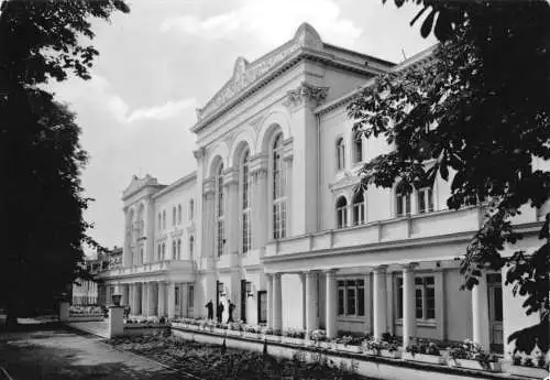 AK, Schönebeck Elbe, Volksbad Salzelmen, Kurhaus, 1963