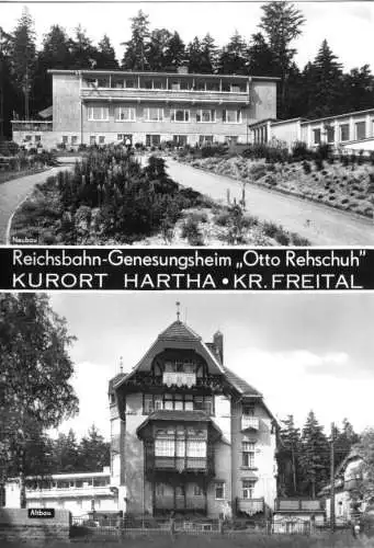 AK, Kurort Hartha Kr. Freital, Reichsbahn - Genesungsheim "Otto Rehschuh", 1982