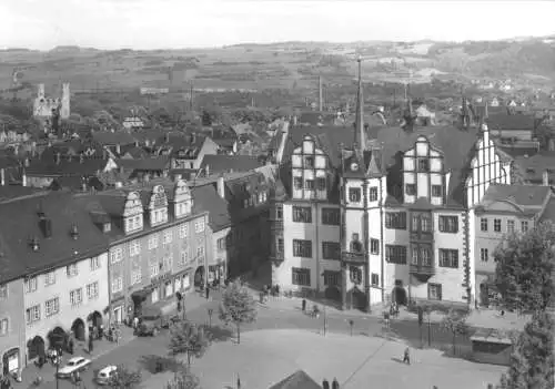 AK, Saalfeld Saale, HO-Hotel "Goldener Anker", 1967