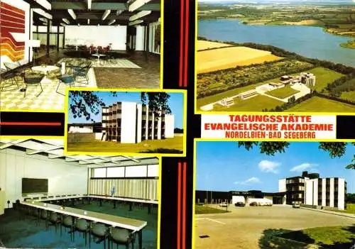 AK, Bad Segeberg Holstein, Tagungsstätte de Ev. Akademie, fünf Abb., um 1972