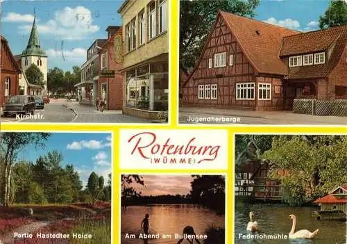 AK, Rotenburg Wümme, fünf Abb., gestaltet, 1972