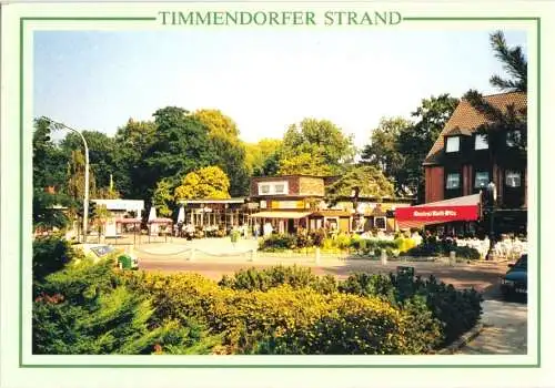 AK, Ostseeheilbad Timmendorfer Strand, Am Platz, um 1990