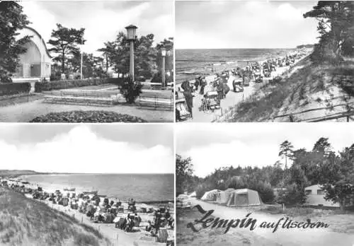 AK, Zempin auf Usedom, vier Abb., 1969